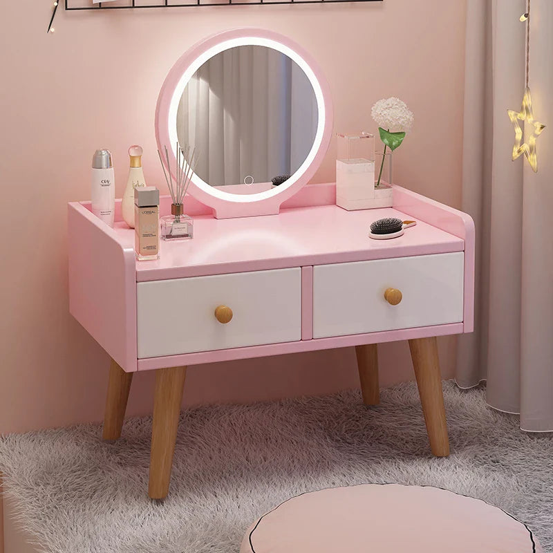 Pink Bedroom Dresser Storage Drawers Led Mirror Bedroom Dressers Wide Modern Nightstand Wardrobe Dresser