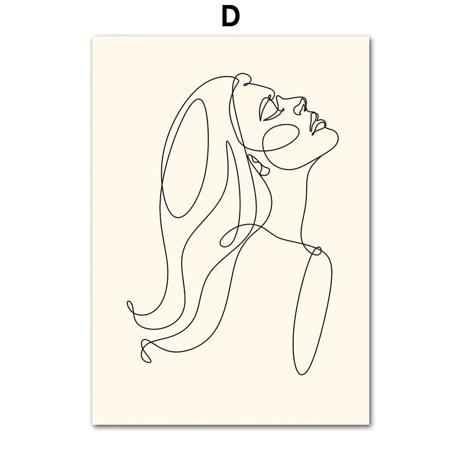 Pink Matisse Flower Market Bauhaus Cocktail Abstract Gallery Wall Art Canvas Painting Poster Print Picture