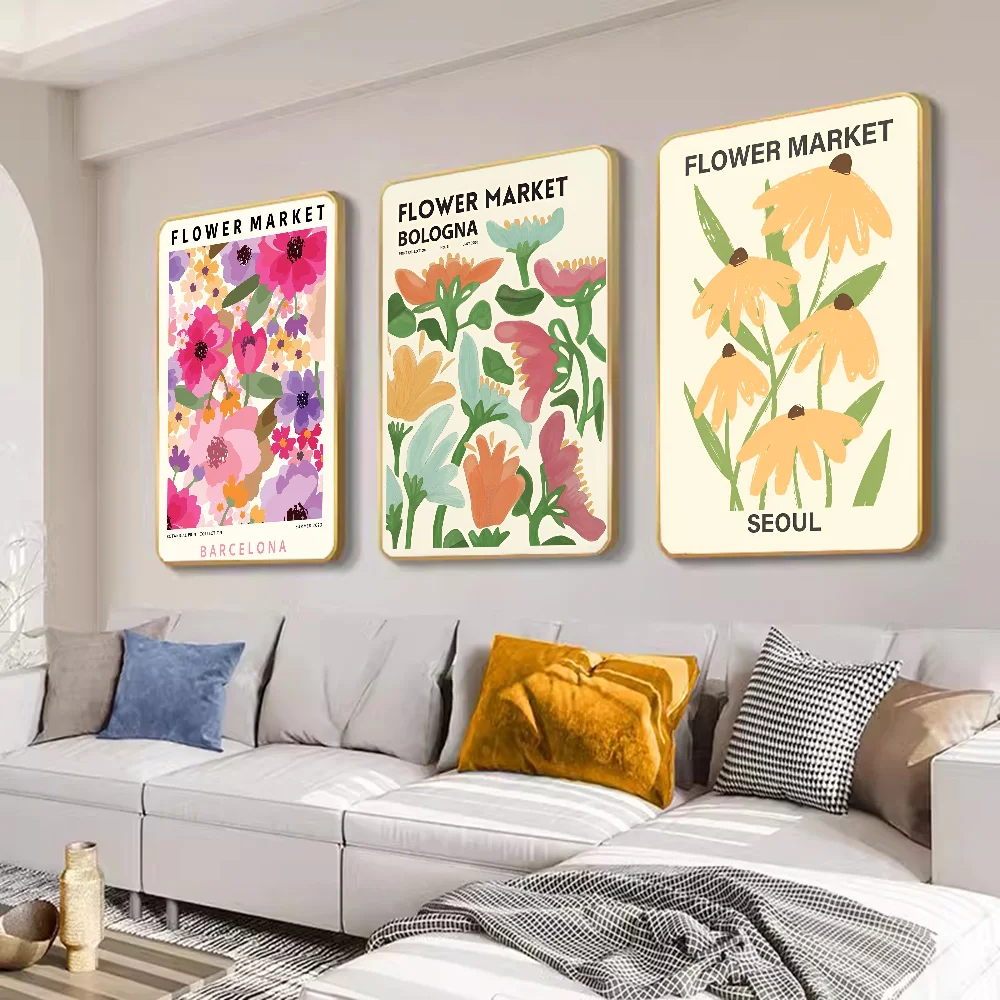 Flower Market Daisy Classic Movie Posters HD Quality Poster Wall Art Painting Study Nordic Home Decor