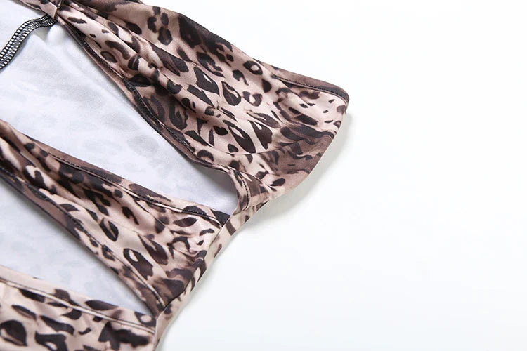 Sexy Strapless Jumpsuit Women Hollow Knot Skinny Set