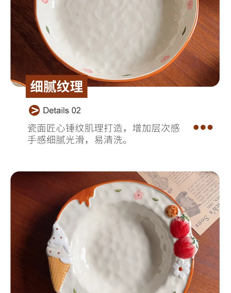 Cute Strawberry Bowl