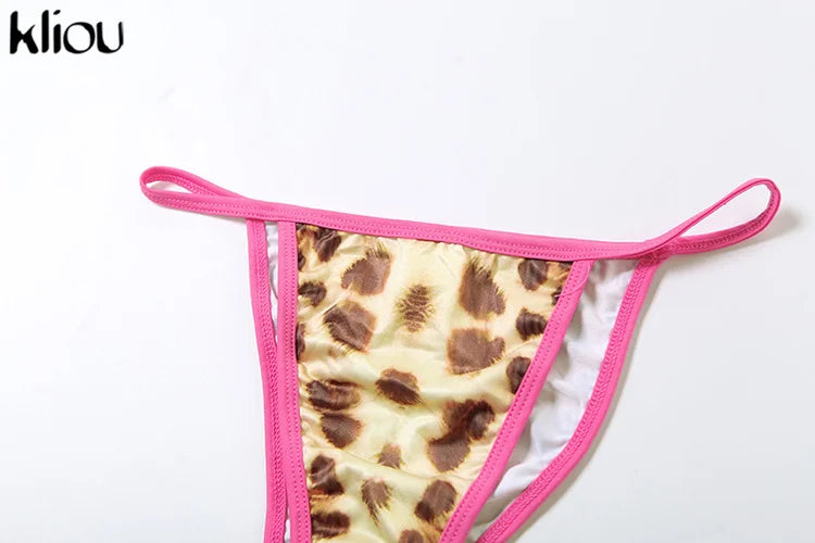 Women's 3 Piece Set Hipster Printed Panelled Bandage Bikini Tops+Underpants+Slim Matching Shorts Swim Outfits