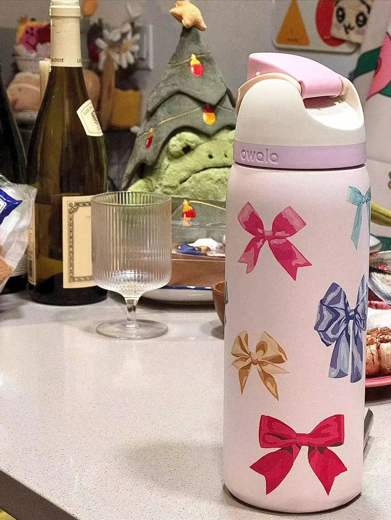 Insulated Stainless Steel  Cup Water Bottle with Straw, BPA-Free Sports Water Bottle, Great for Travel 32 Oz