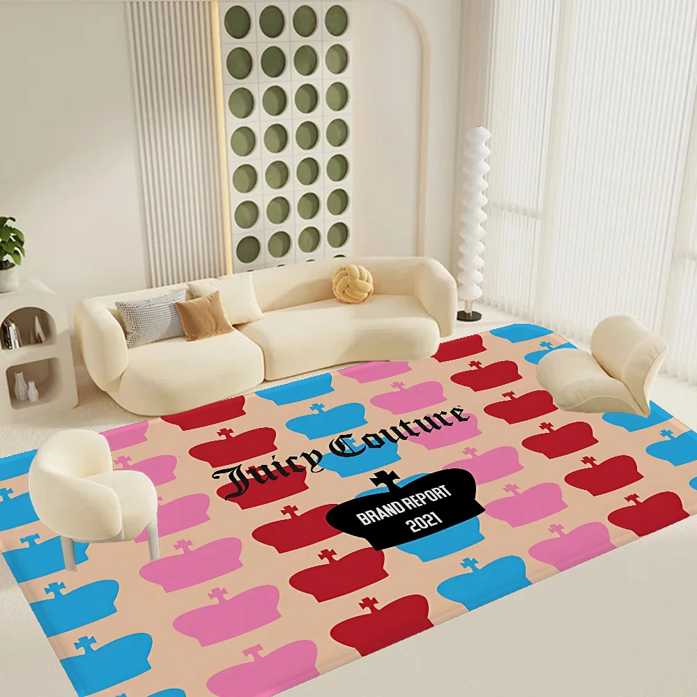 Fashion Juicy Cool Couture Floor Mat Style Soft Bedroom Floor House Laundry Room Mat Anti-skid Bedside Area Rugs