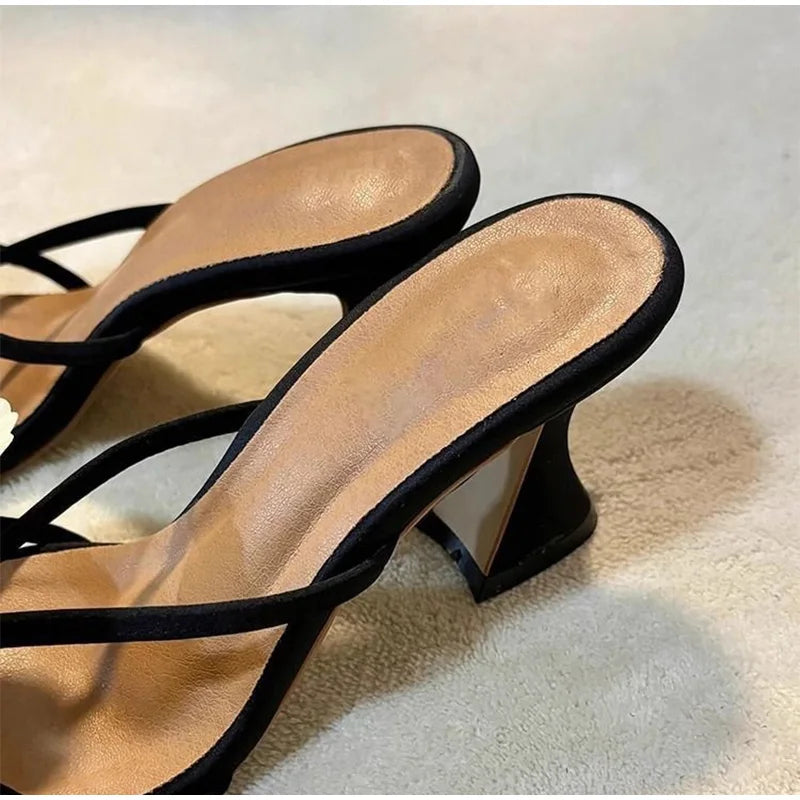 Butterfly High Heels Summer Brand New Light Luxury Fairy Elegant Comfortable Versatile Sandals