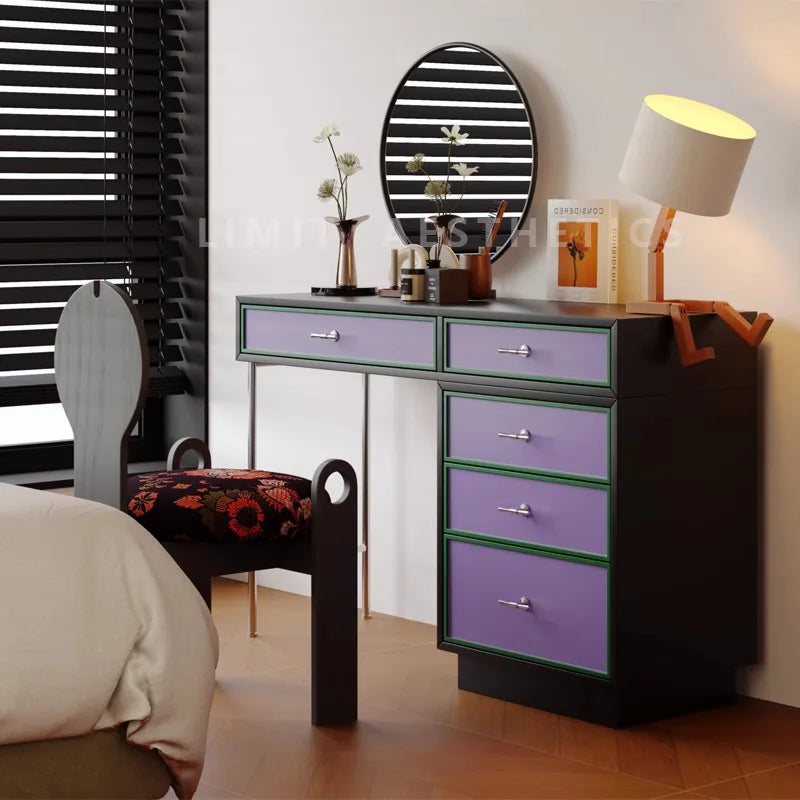 Vanity Bedroom Table Cosmetics Garden Desk Storage Dressing Table Chair Jewelry Living Room Home Furniture