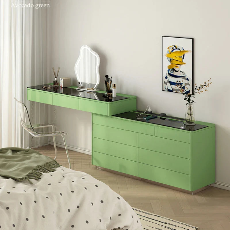Luxury Drawers Vanity Tables Storage Nordic Cabinet Dressers Makeup Desk Drawers