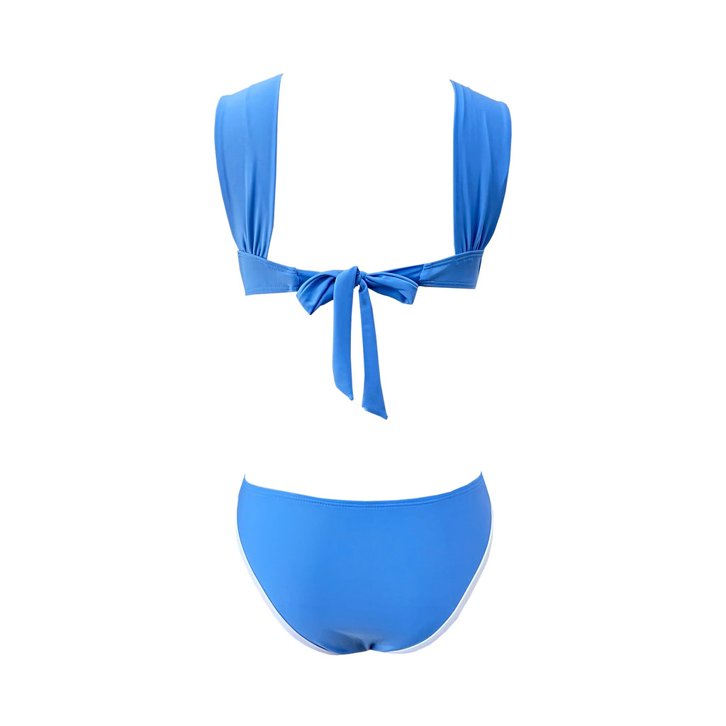 Women 3 Pcs Bikini Set Swimwear Swimsuit A Line Patchwork Skirt Beach Skirt Swimwear Summer Beach Holiday Bathing Suit