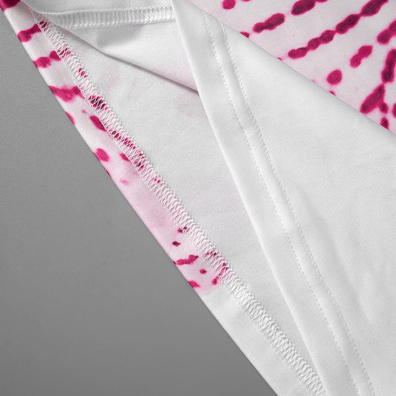 Floral Print Fitted Tops Women Resort Wear Graphic Tees Summer Casual One Shoulder Slash Backless Tank Top