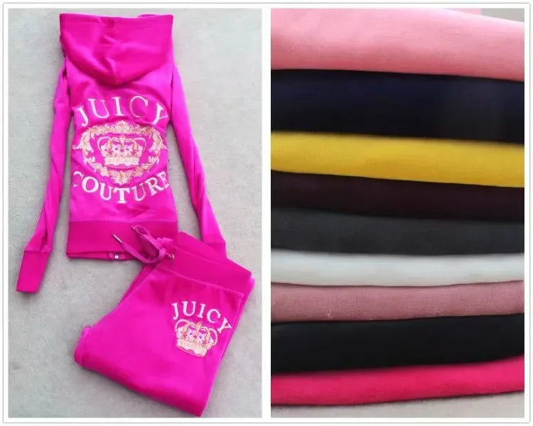 Slimming Casual Velvet Two-Piece Set Yoga Wear