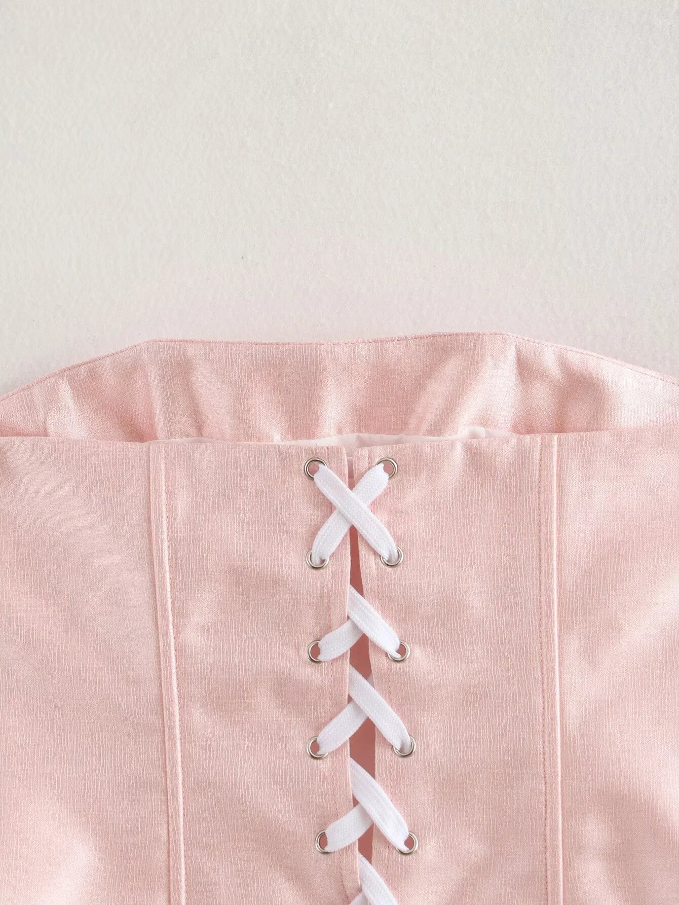 Ladies Bow Sleeveless Strapless Vest Top Women's Summer Sexy Pure Desire Set Hip Hugging Skirt Two-piece Set