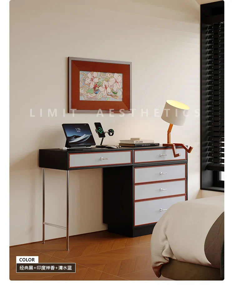 Vanity Bedroom Table Cosmetics Garden Desk Storage Dressing Table Chair Jewelry Living Room Home Furniture