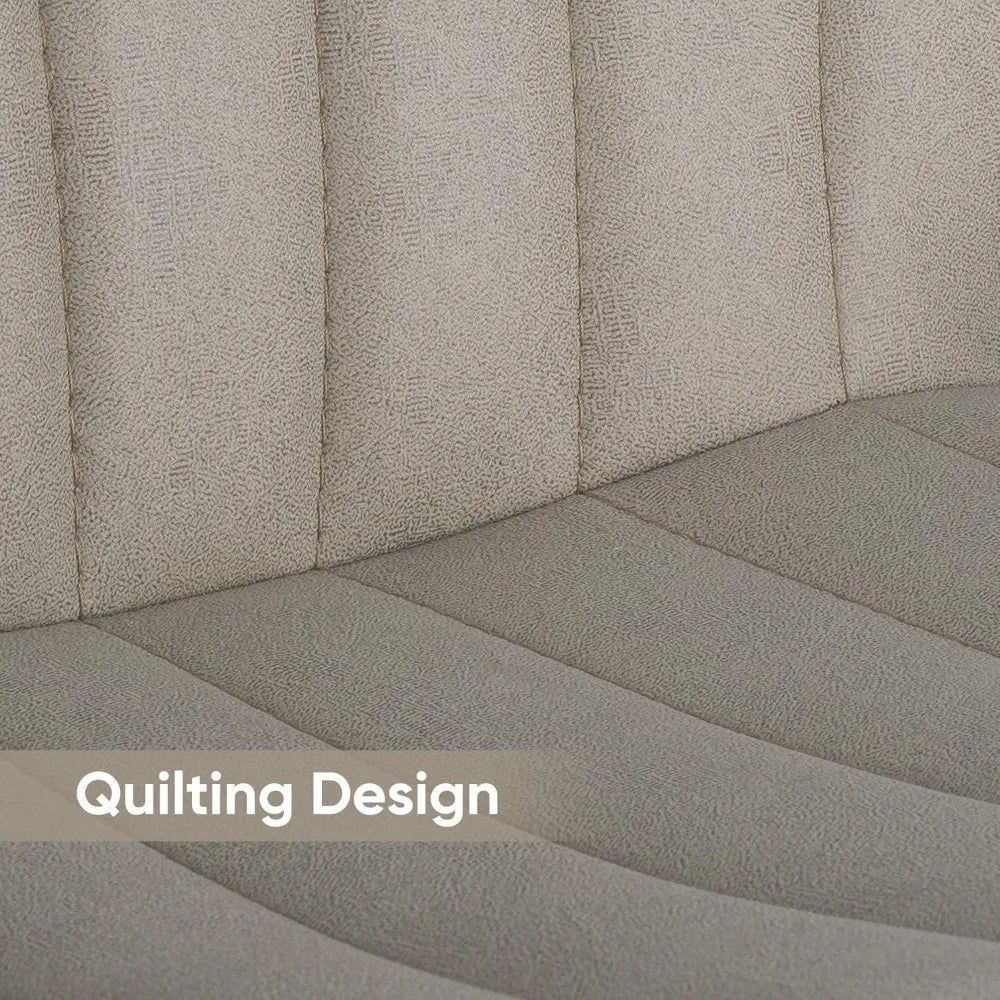 Set of 2 Modern Swivel Bar Chairs, Barstools Counter Height with High Backrest, Easy 3-5 Minute Assembly for Bar