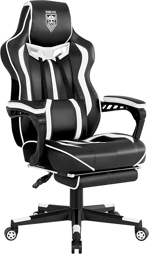 Pink Gaming Chair for Girls, Pink Computer Gaming Chairs for Adults, Reclining Gamer Chair with Footrest with Massage, Ergonomi