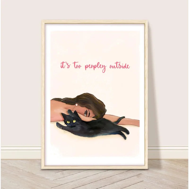 Retro Glam Fashion Magazine Poster Pink Luxury Beauty Makeup Quote Trendy Canvas Painting Wall Art