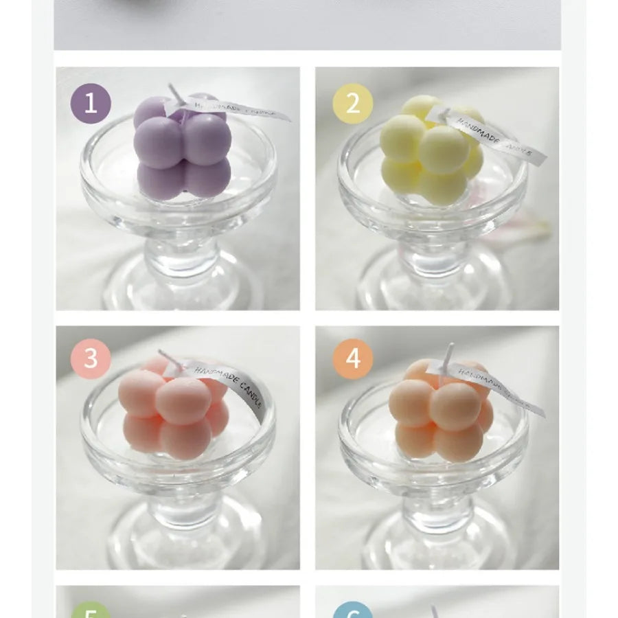 Mini Magic Cube Aromatherapy Candle For Home Decor Creative 1pc