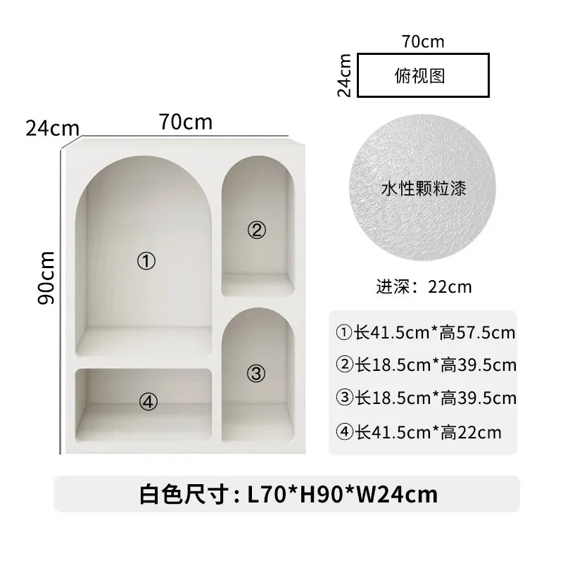 Lattice Arched Cabinets, Display Cases