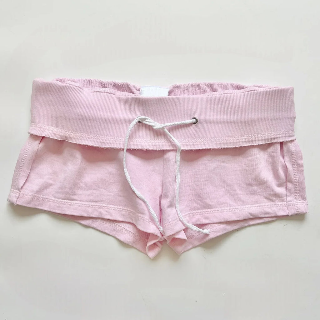 Pink Female Y2K Shorts Retro Kawaii Shorts