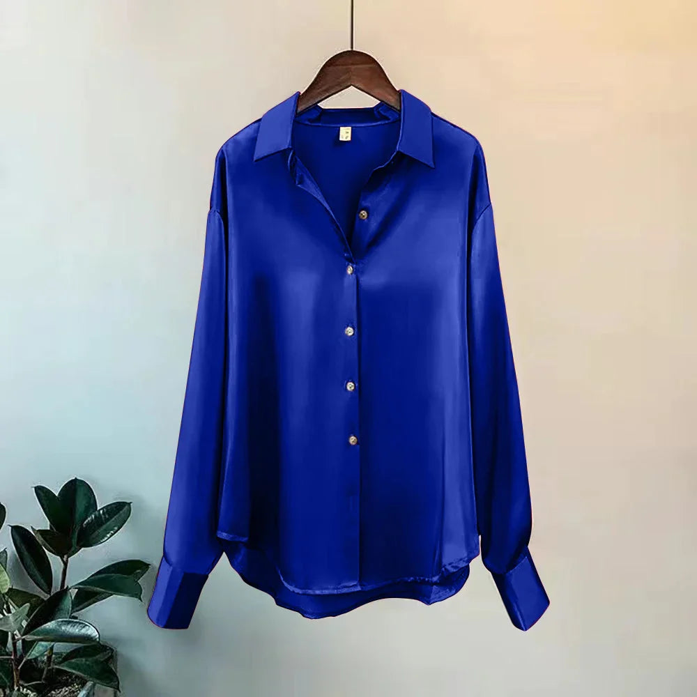 Spring Shirt And Elegance Blouses New Sweater Cardigans Woman Top Knitted Korean Long Sleeve Lapel Button
