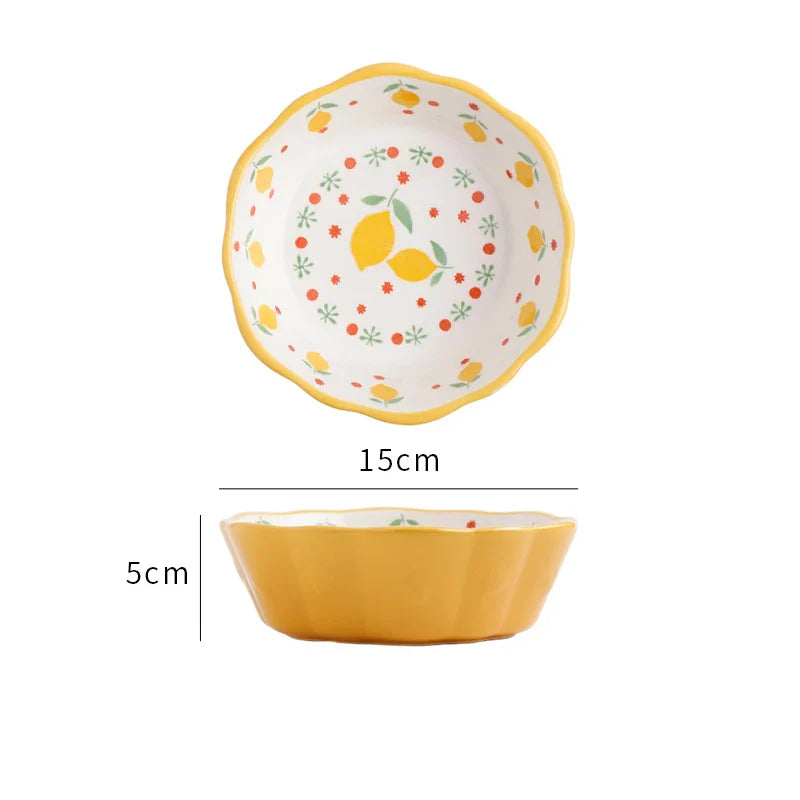 Cute Cartoon Fruit Tableware