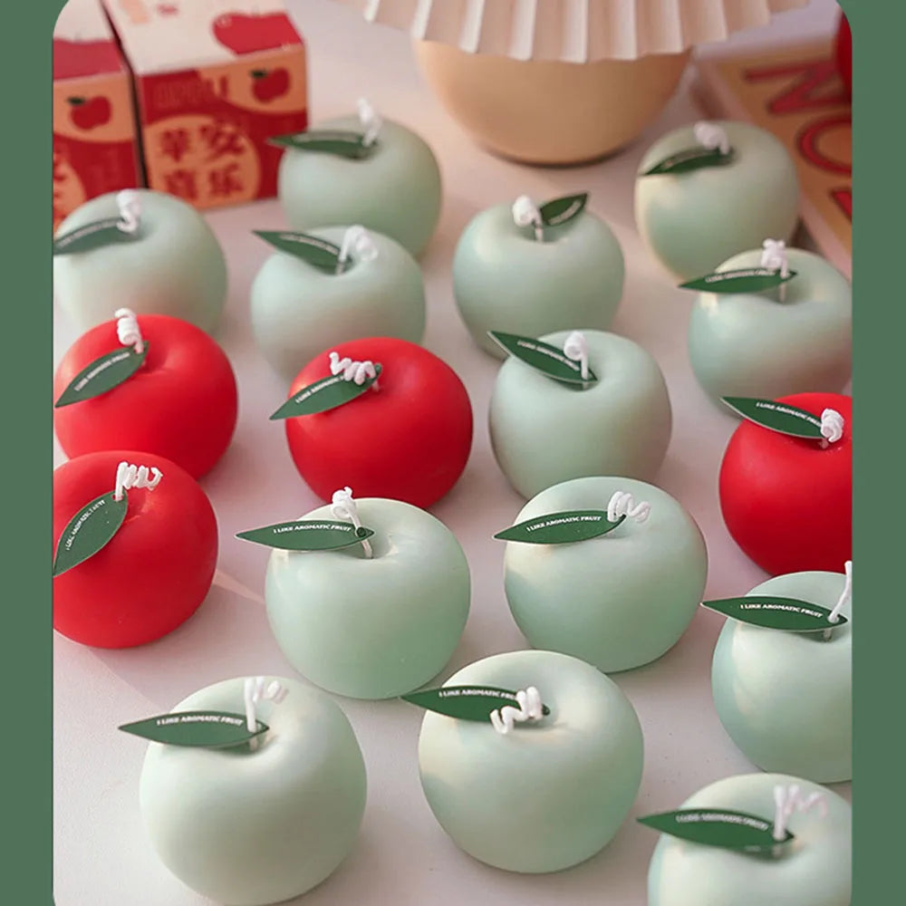 Simulation Design Apple Scented Candles