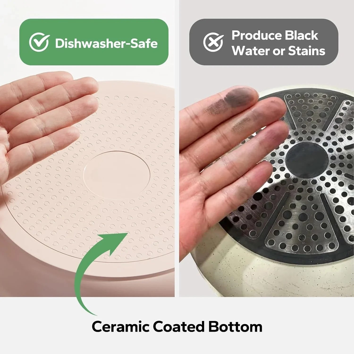 Ceramic 16pcs Pots and Pans Set Non Stick, Nonstick Kitchen Cookware Set with Detachable Handle, Non Toxic