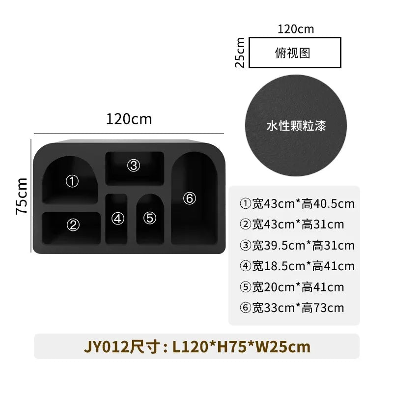 Lattice Arched Cabinets, Display Cases