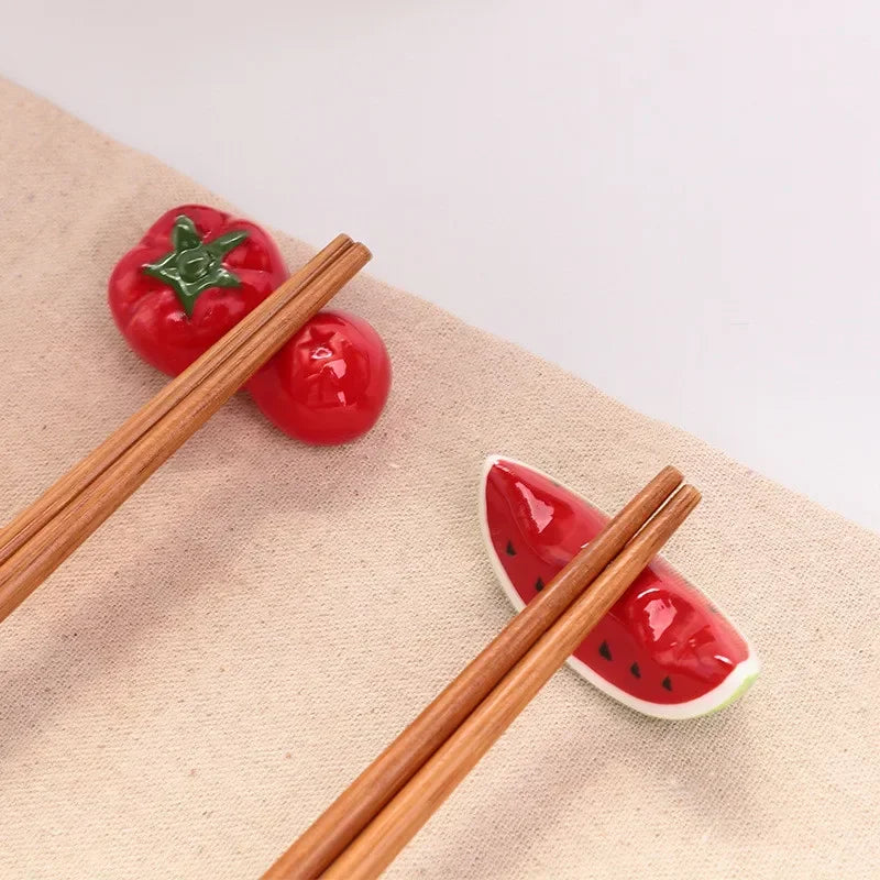 Ceramic Cute Chopstick Holders Creative Home Fruit Spoon Fork Holder Kitchen Tableware