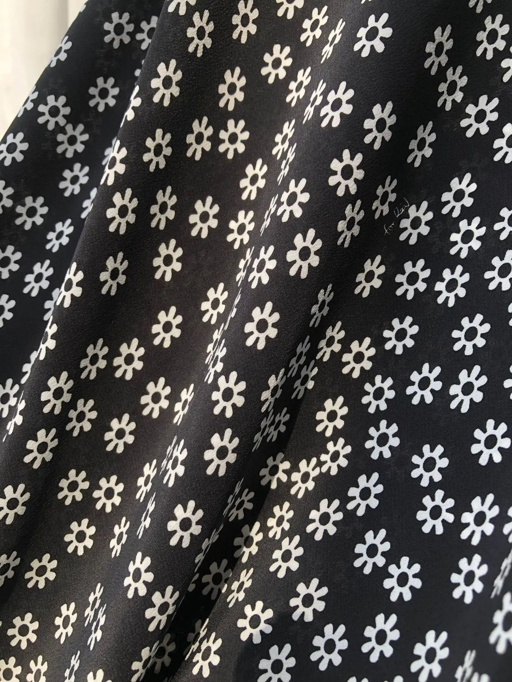 French Daisy Vintage Girl Silk Polka Dots U Neck V Back Sexy Summer Women Long Dress