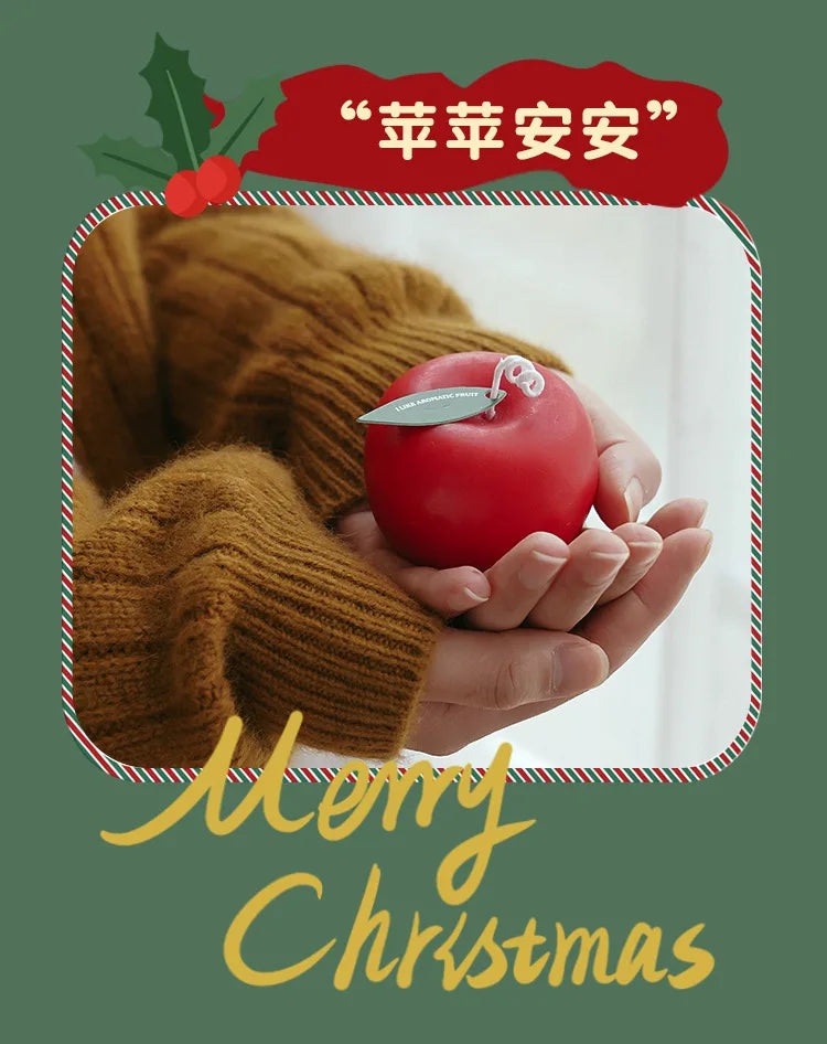 Simulation Design Apple Scented Candles