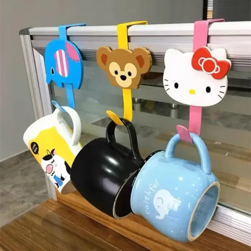 Hello Kitty Kawaii Storage Hook Organizer Rack