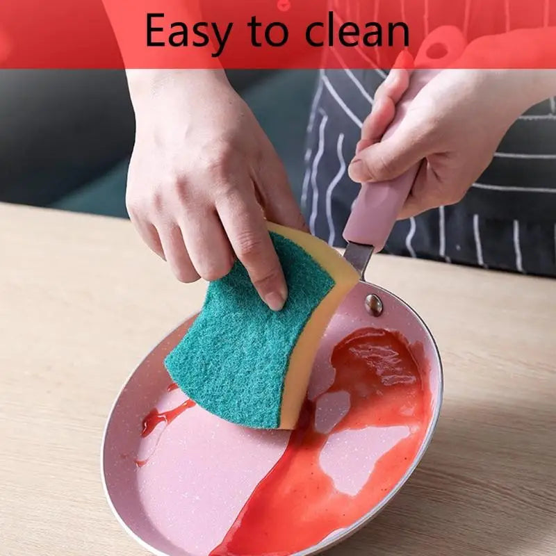 Flat Bottom Pan Pink Non-Stick Pot for Gas Stoves and Cooker Use Baking Pans