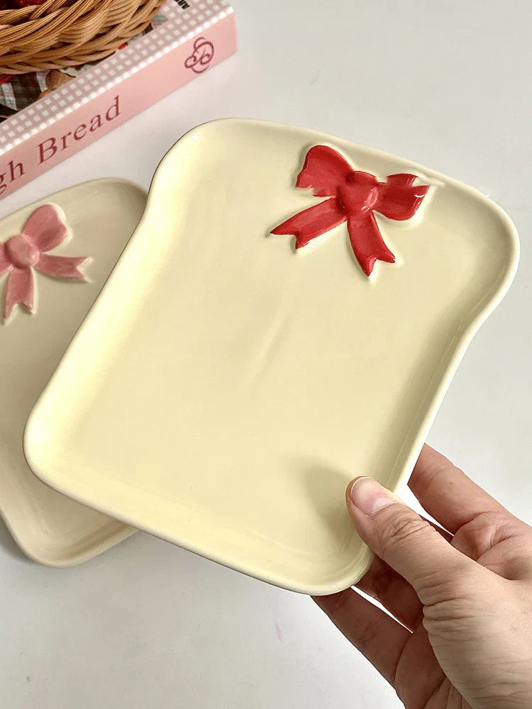 Bow Ceramic Plate