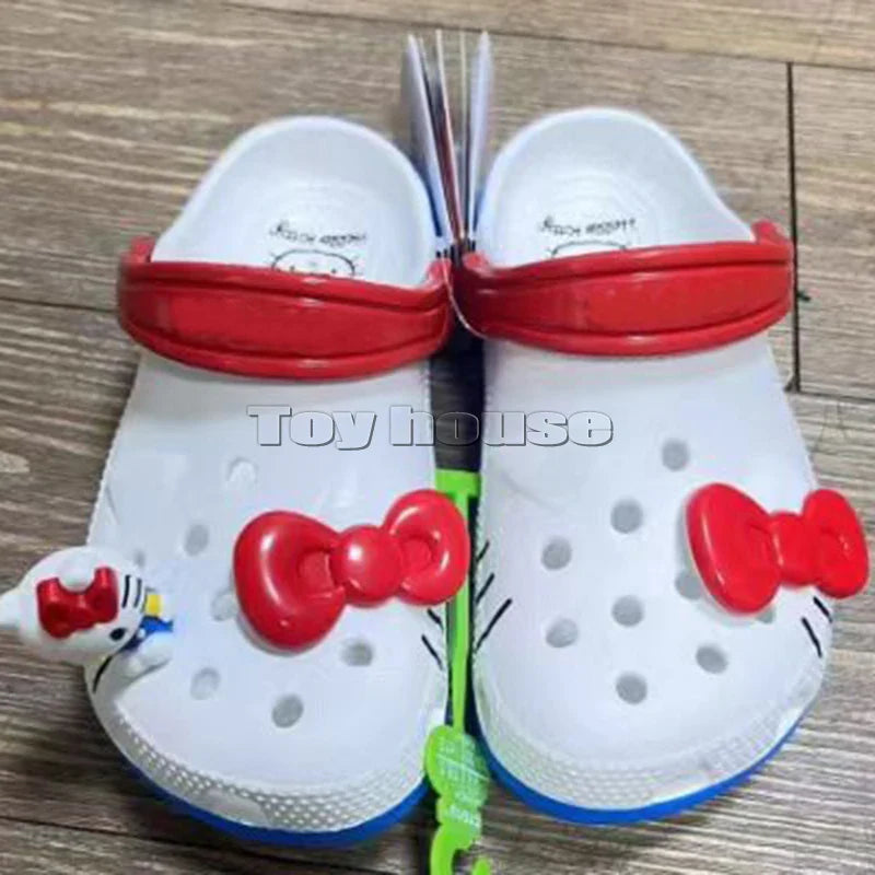 Hello Kitty Kawaii Sanrio Hole Sandals Slippers Sandals Kawaii Anime Shoes Summer Slippers