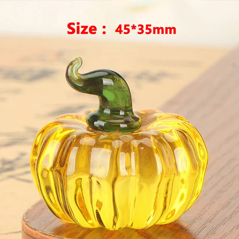 Crystal Fruit Decor - Peach, Grape, Apple, And Persimmon Ornaments