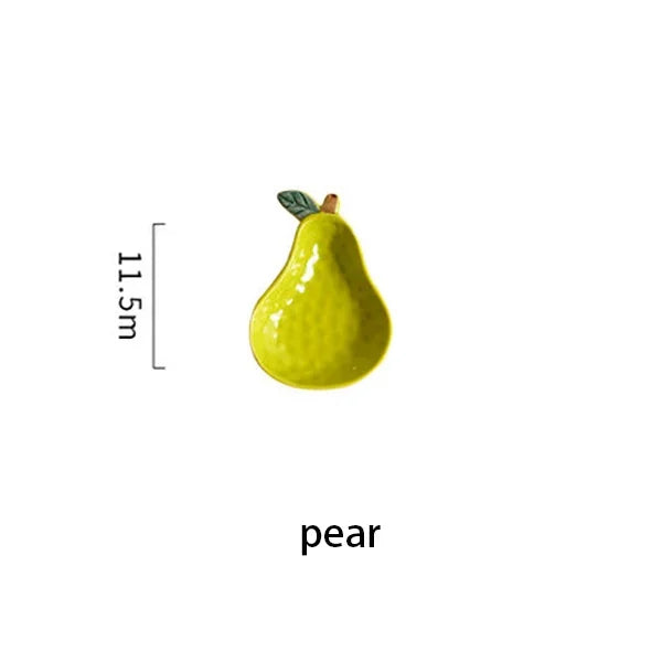 Fruit Shape Sauce Dish Ceramic Seasoning Dipping Bowl