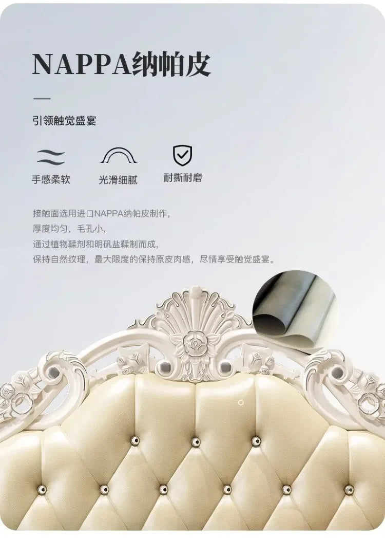 Luxury Frame Double Bed Furniture Sets