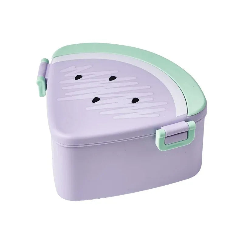Bento Lunch Box for Kids Kawaii Cartoon Students Sandwich Snack Food Box Fruit Container Portable Picnic Fresh Box