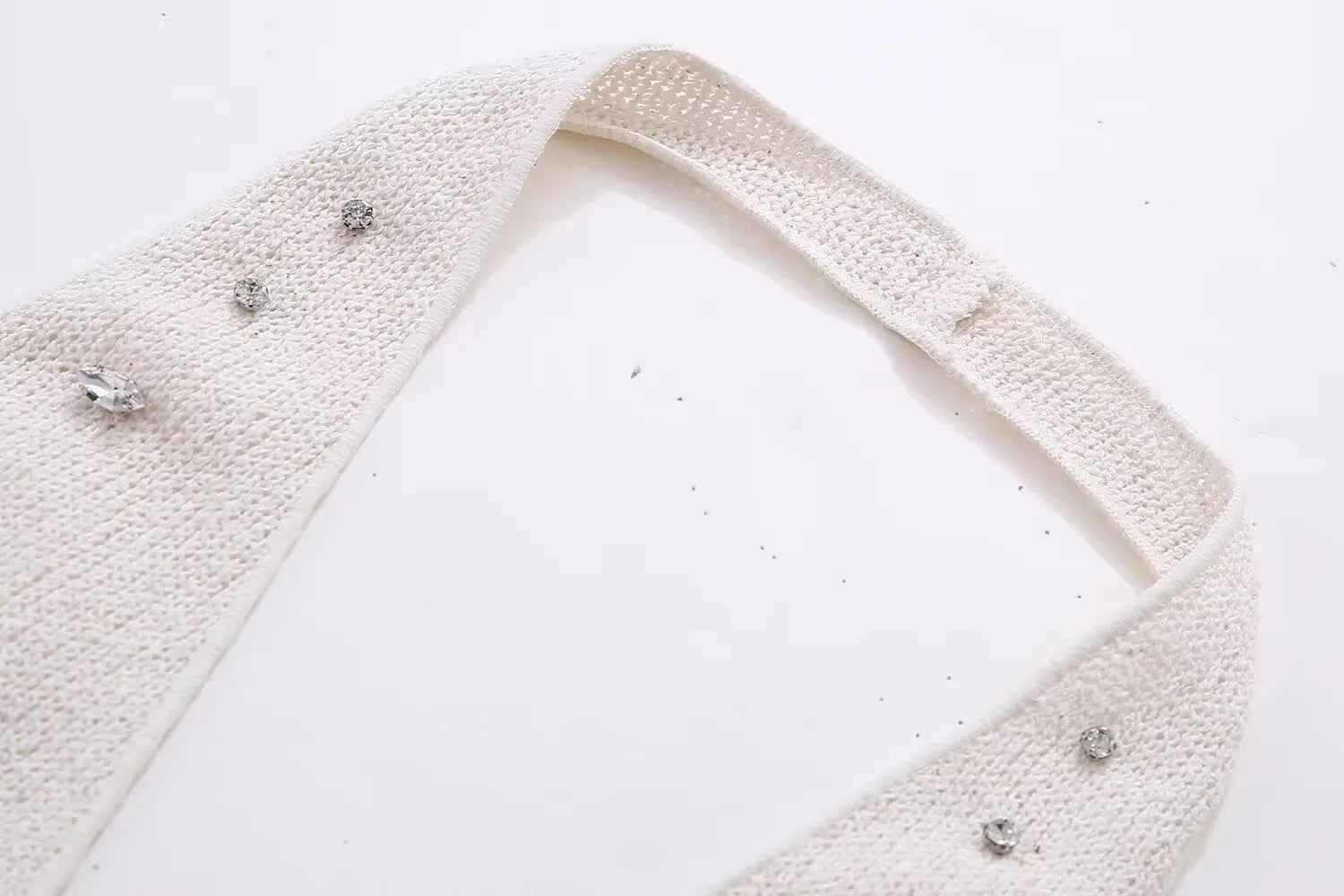 Diamond Women 2 Piece Set Luxury Knit Halter Backless Tank Tops+Shorts Casual Matching Streetwear Stretch Simple Suit