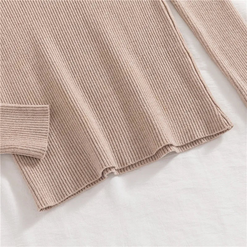 Women Fall Turtleneck Sweater Knitted Soft Pullovers Cashmere Jumpers Basic Soft Sweaters For Women Autumn Winter