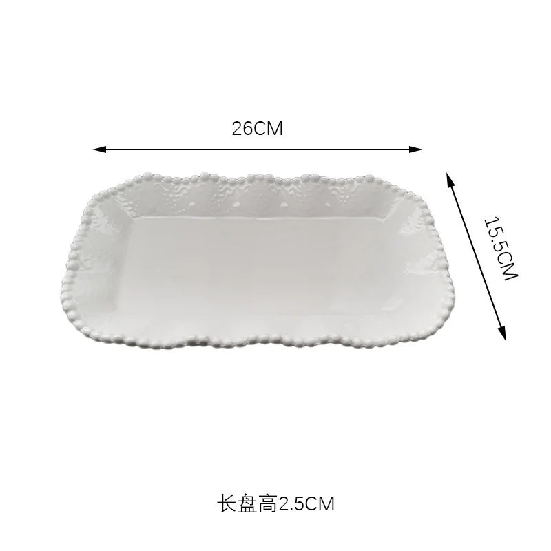 Ceramic Pearl Plate
