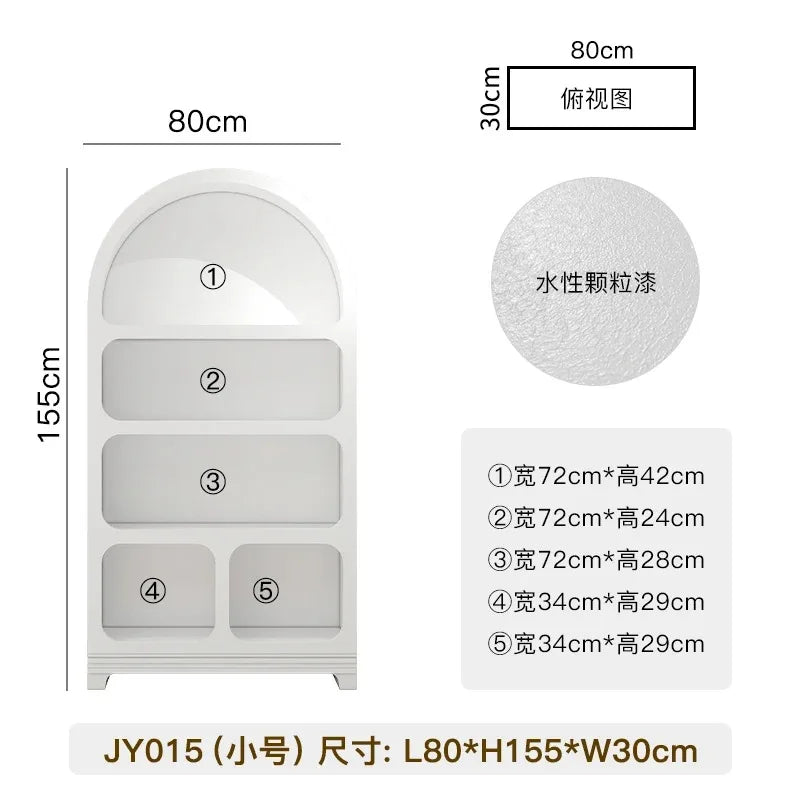 Lattice Arched Cabinets, Display Cases