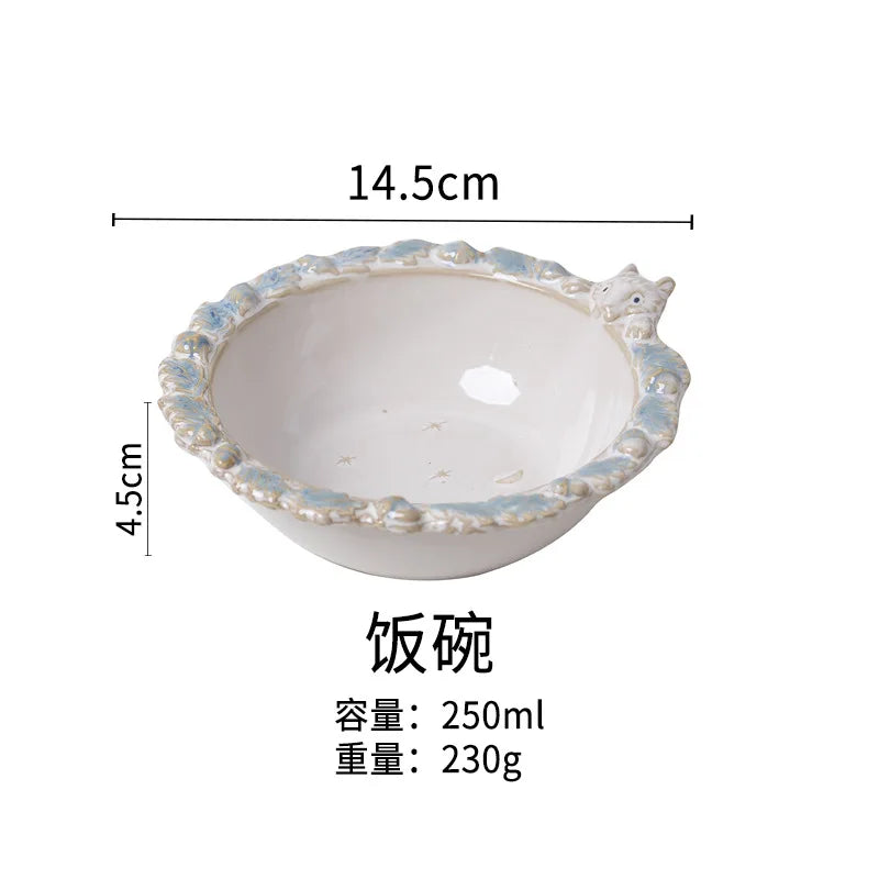 High End Vintage Ceramic Plate