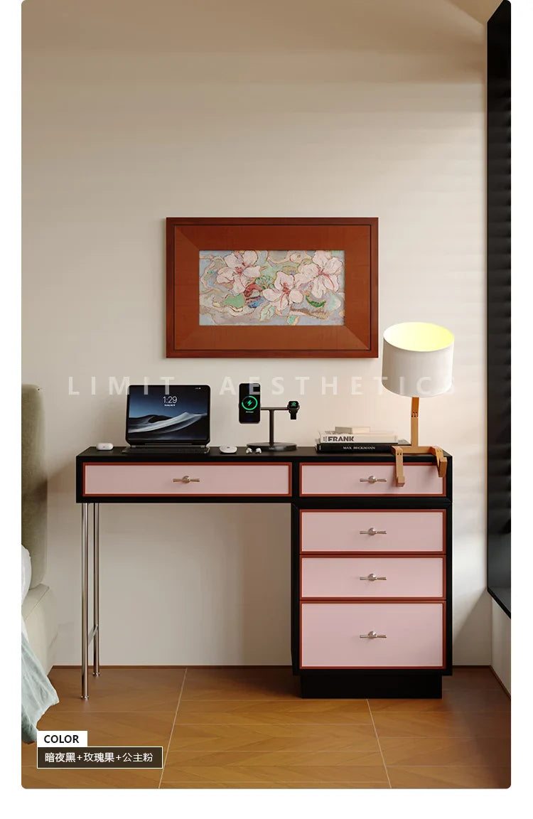 Vanity Bedroom Table Cosmetics Garden Desk Storage Dressing Table Chair Jewelry Living Room Home Furniture