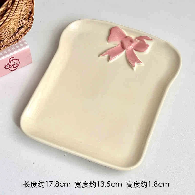 Bow Ceramic Plate