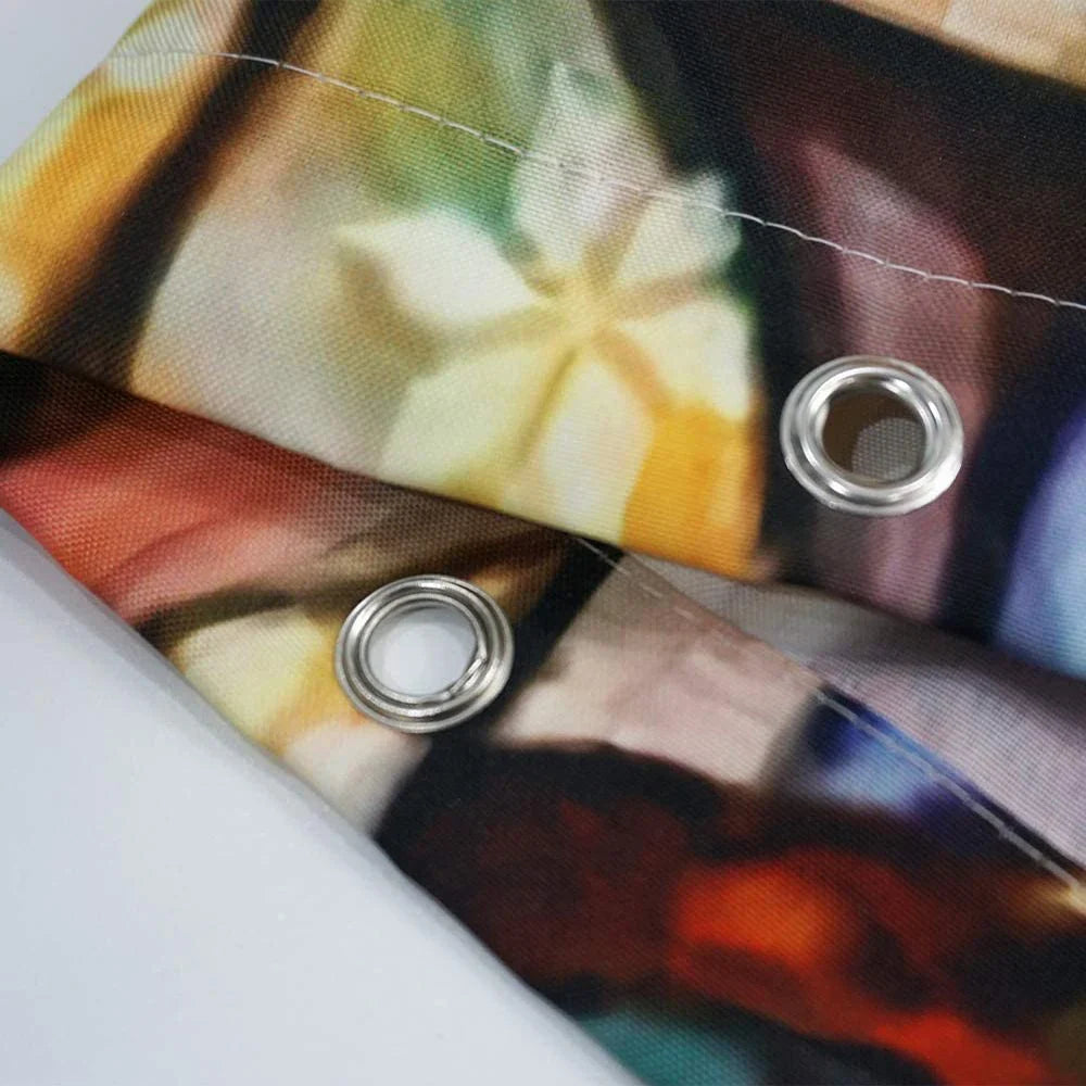 Pink Girl Print 3D Shower Curtain Romantic Polyester Bathroom Curtain Anti-slip Bath Mat Set Toilet Rugs Carpet Decor