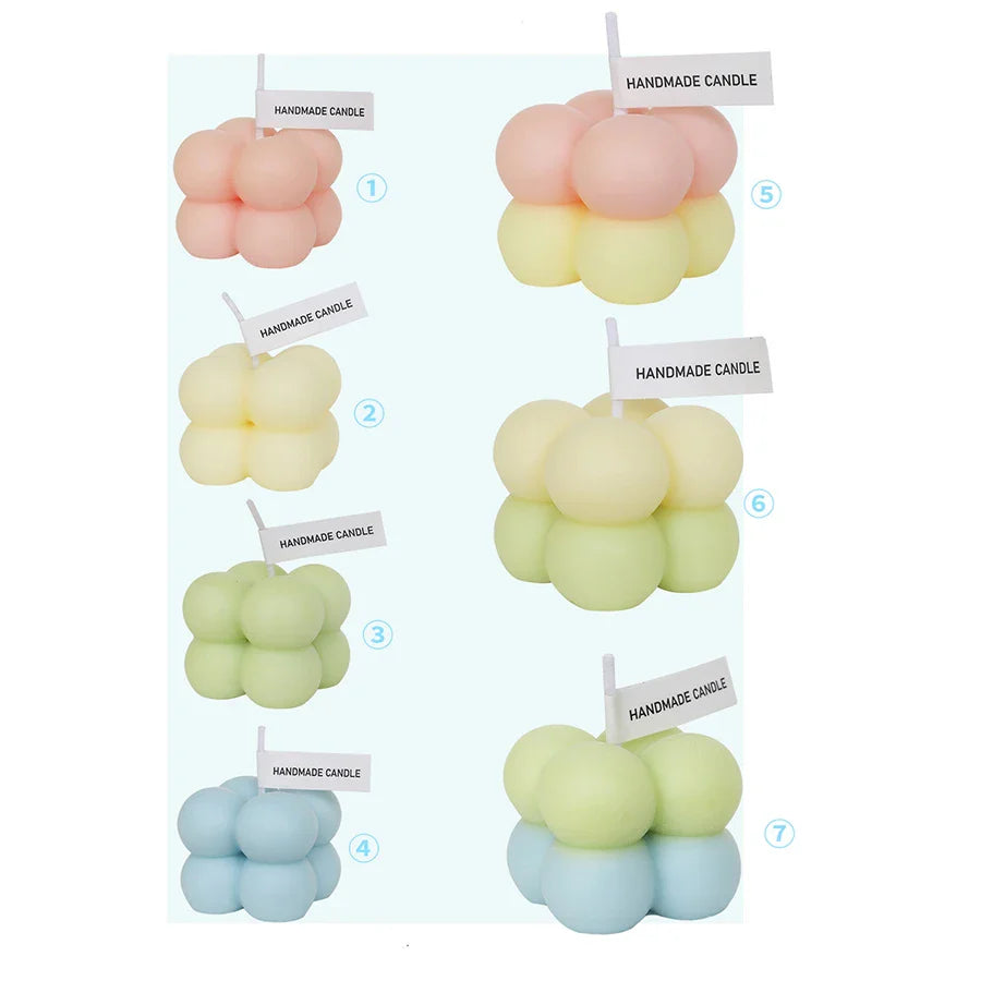 Cute Mini Magic Cube Aromatherapy Candles Aromatherapy Handmade Candle Magic Cube