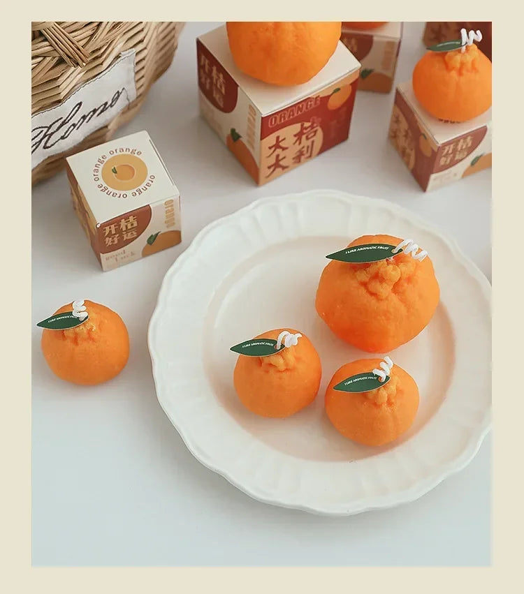 Tangerine Scented Candle Souvenir