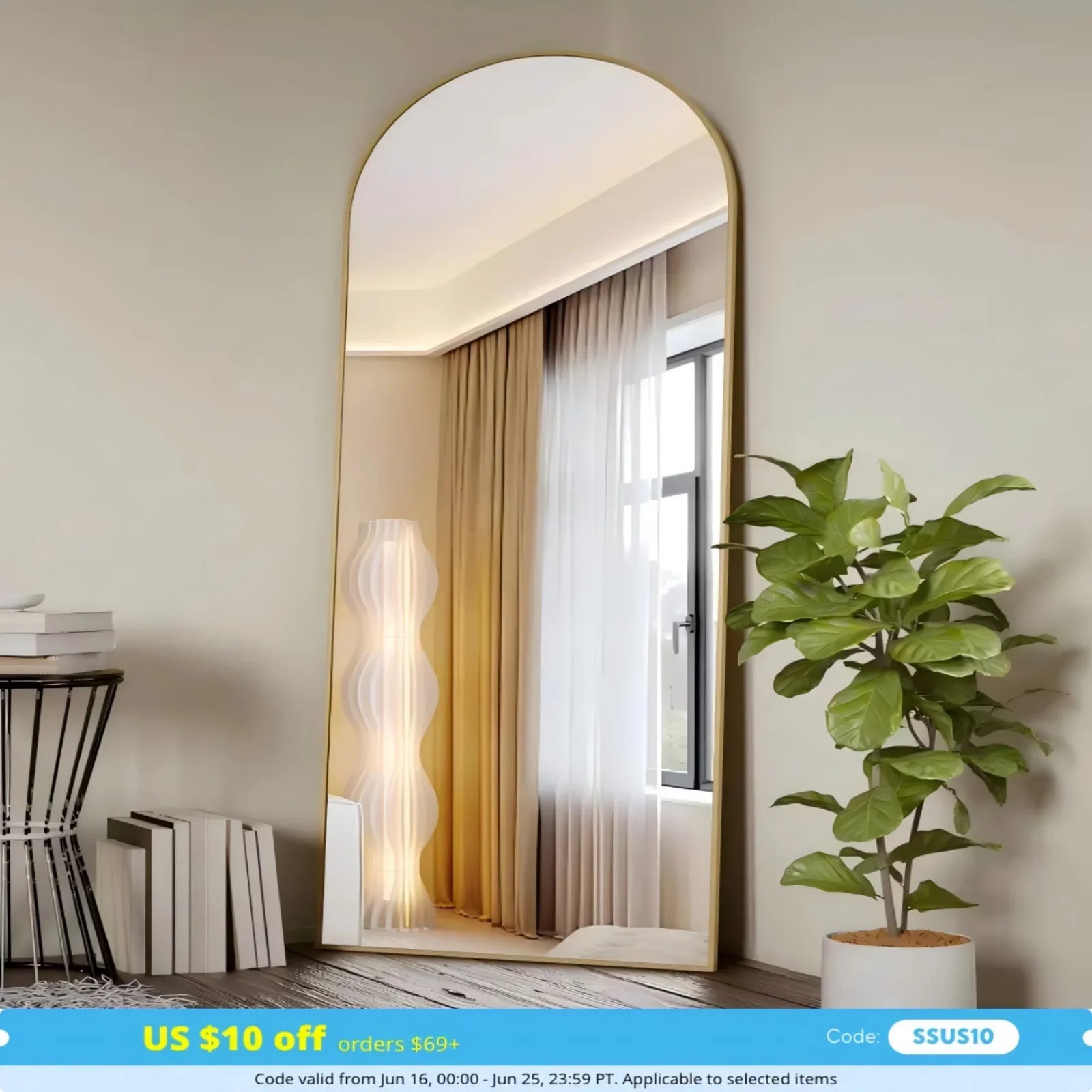 Full Length Mirror, 71"x26" Floor Mirror Standing Hanging or Leaning Wall