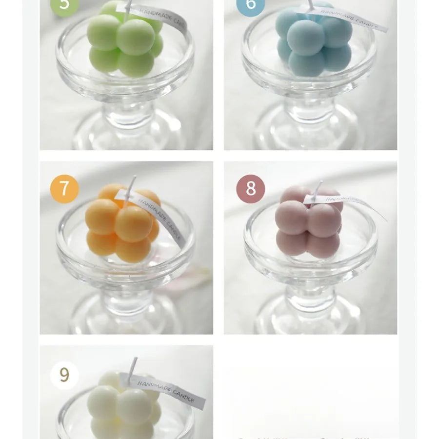 Mini Magic Cube Aromatherapy Candle For Home Decor Creative 1pc